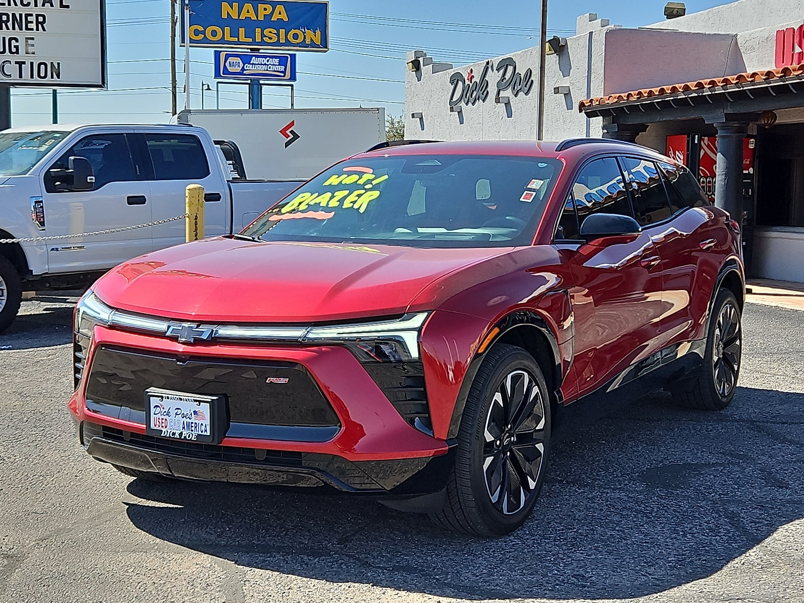 Used 2024 Chevrolet Blazer EV RS with VIN 3GNKDCRJ7RS191195 for sale in El Paso, TX