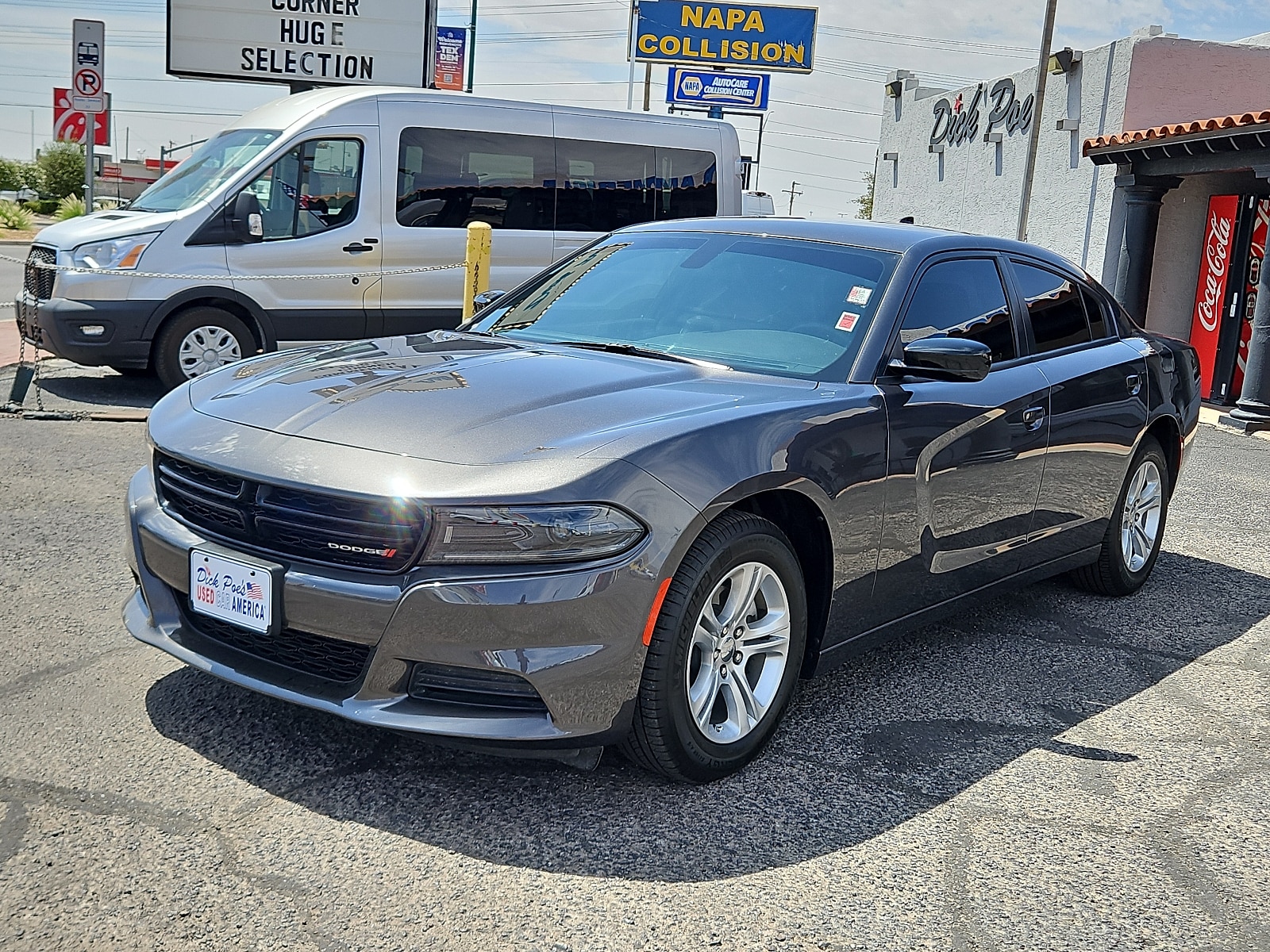 Used 2023 Dodge Charger SXT with VIN 2C3CDXBG6PH703763 for sale in El Paso, TX