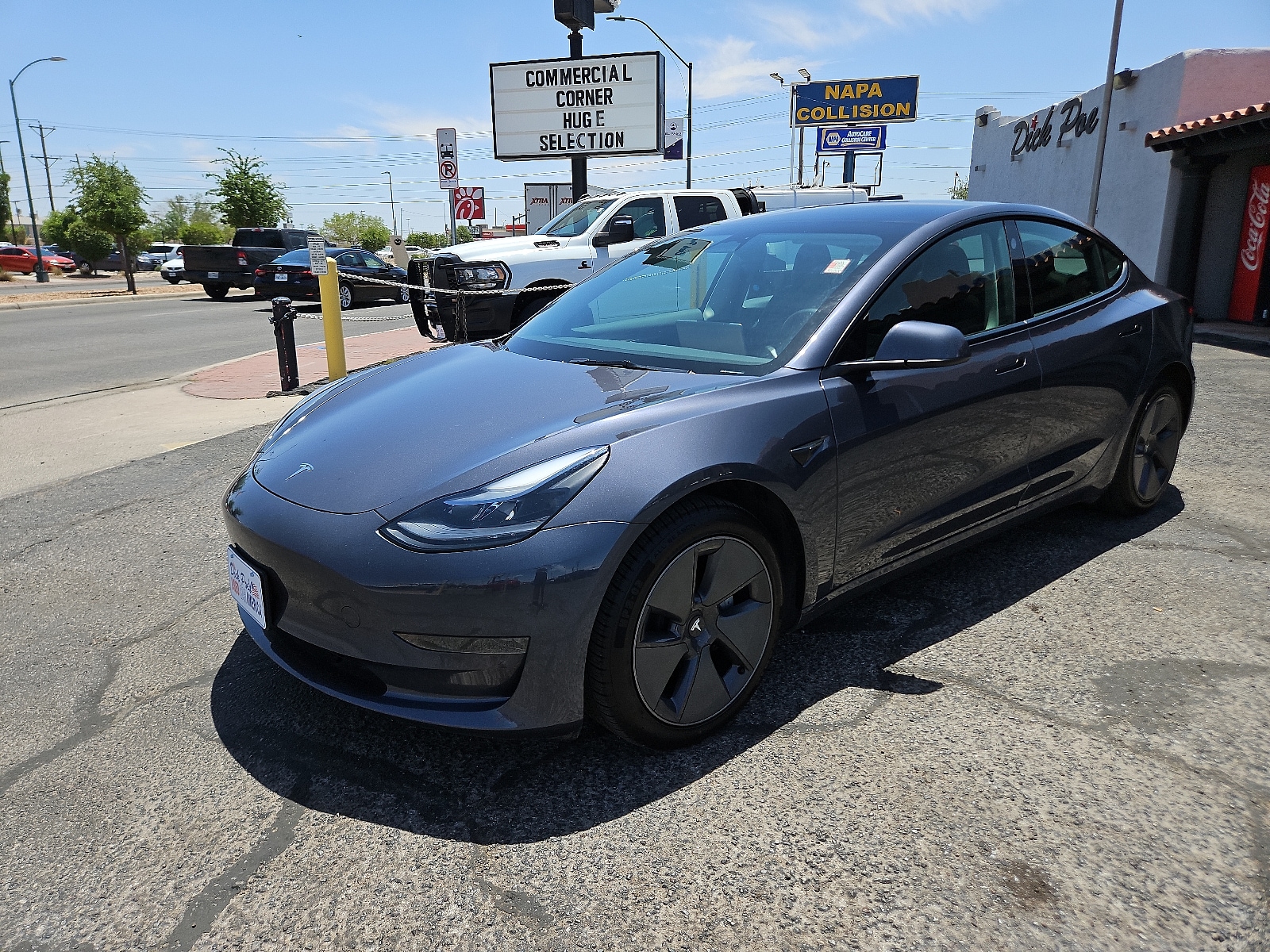 Used 2023 Tesla Model 3 Base with VIN 5YJ3E1EA1PF454145 for sale in El Paso, TX