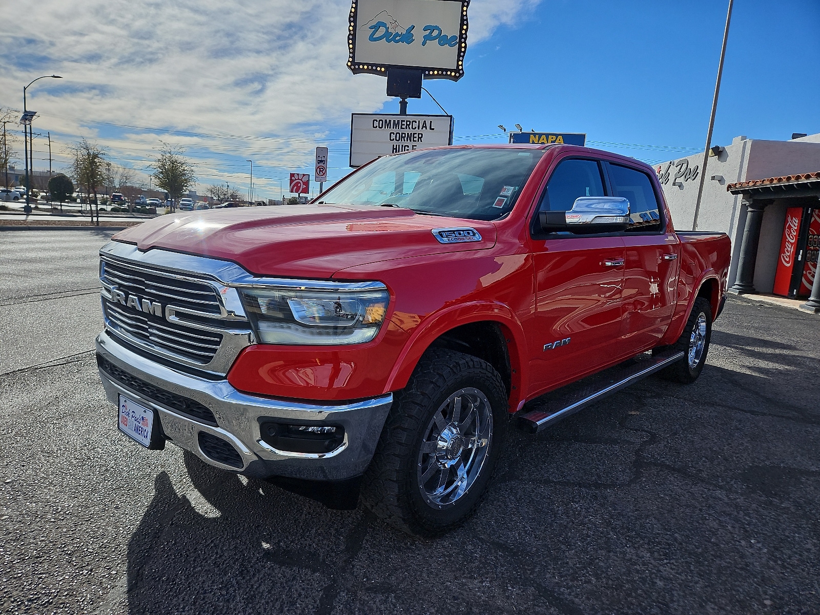 Used 2022 RAM Ram 1500 Pickup Laramie with VIN 1C6RREJM7NN336872 for sale in El Paso, TX