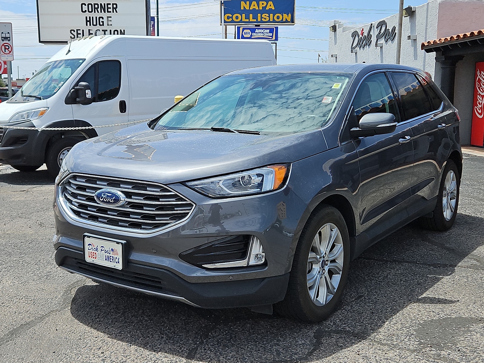 Used 2022 Ford Edge Titanium with VIN 2FMPK4K97NBA38256 for sale in El Paso, TX