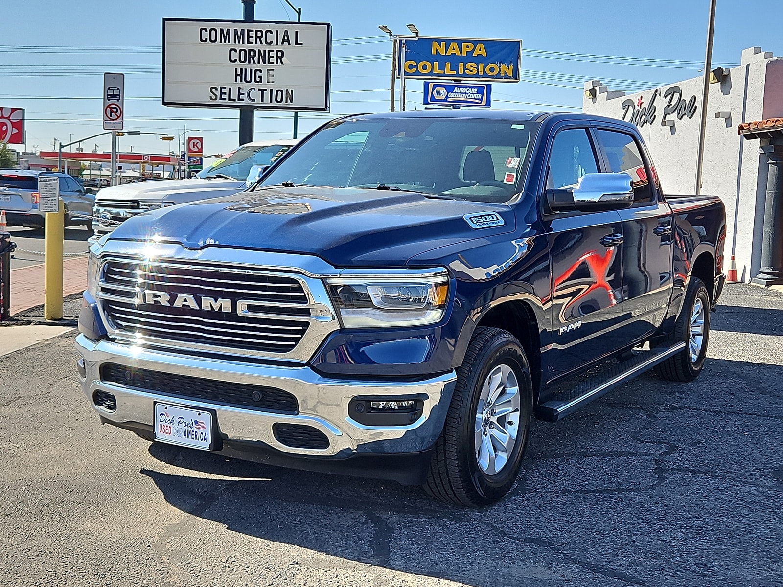 Used 2024 RAM Ram 1500 Pickup Laramie with VIN 1C6SRFJT2RN159927 for sale in El Paso, TX