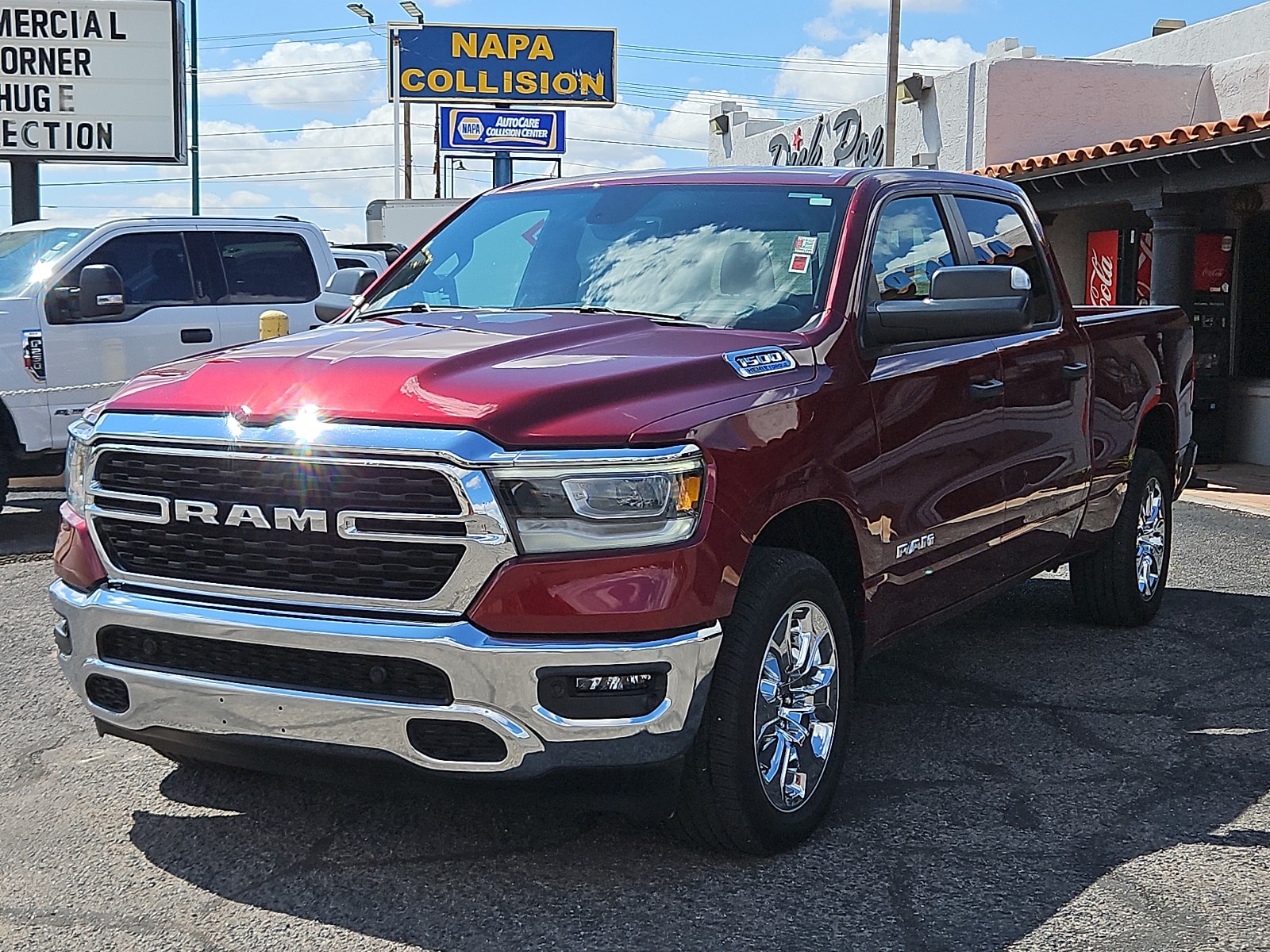 Used 2023 RAM Ram 1500 Pickup Big Horn/Lone Star with VIN 1C6SRFMT7PN555036 for sale in El Paso, TX