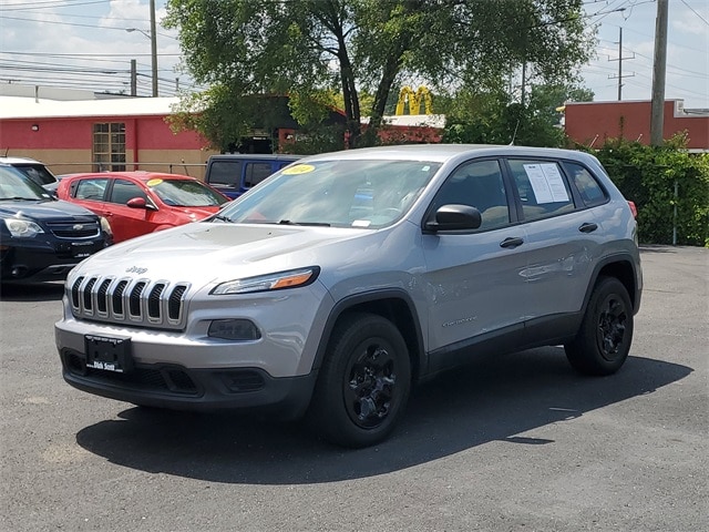 Used 2014 Jeep Cherokee Sport with VIN 1C4PJMAB6EW145664 for sale in Plymouth, MI