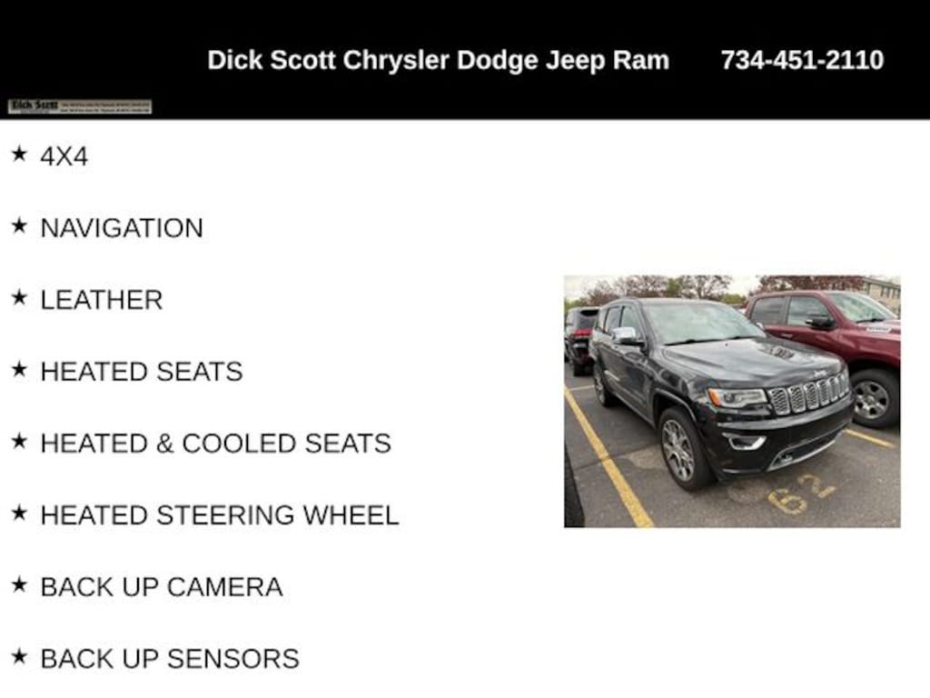 Used 2020 Jeep Grand Cherokee Overland SUV