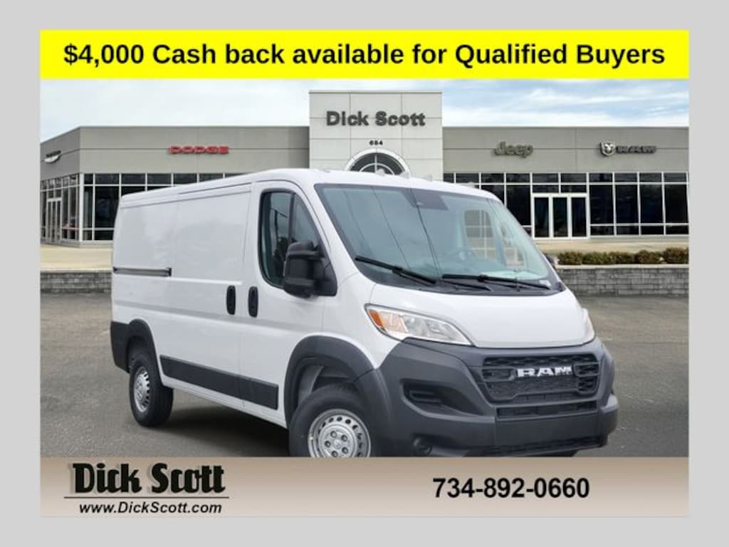 New 2026 Ram ProMaster 1500 Low Roof Cargo Van