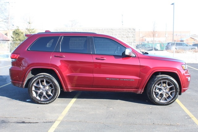 Certified 2021 Jeep Grand Cherokee 80th Edition with VIN 1C4RJFBG2MC737044 for sale in Plymouth, MI