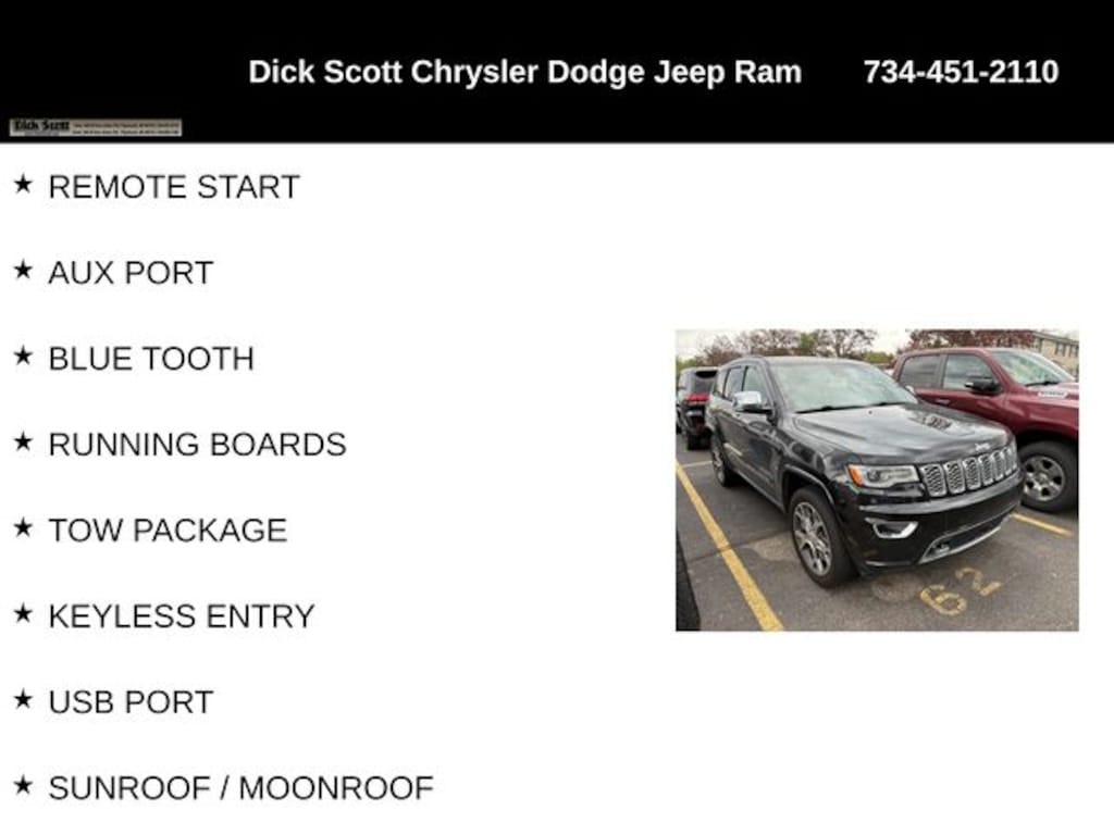 Used 2020 Jeep Grand Cherokee Overland SUV