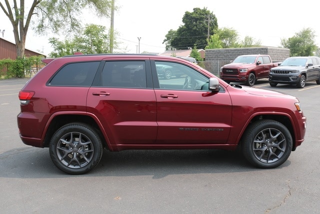 Used 2021 Jeep Grand Cherokee 80th Edition with VIN 1C4RJFBG0MC779292 for sale in Plymouth, MI