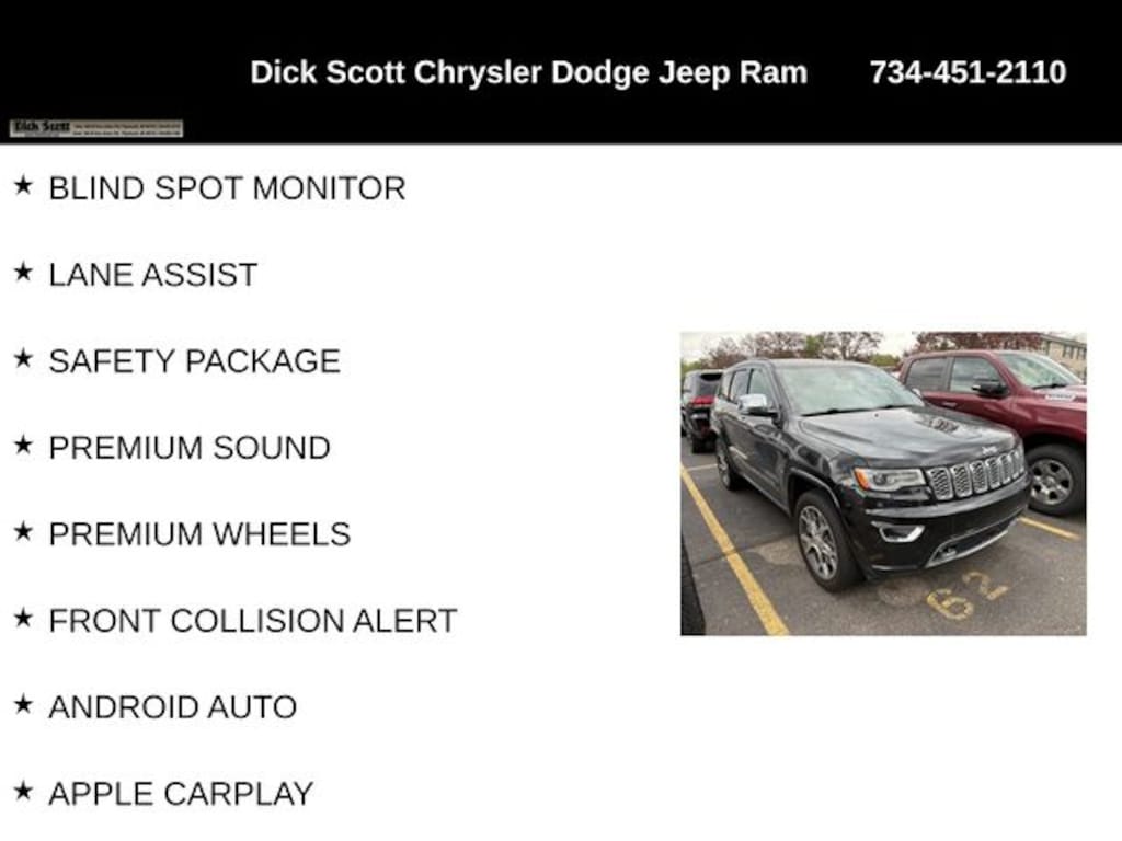 Used 2020 Jeep Grand Cherokee Overland SUV