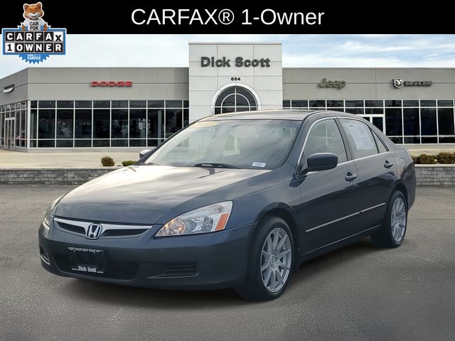 Used 2007 Honda Accord 3.0 LX with VIN 1HGCM66387A028446 for sale in Plymouth, MI