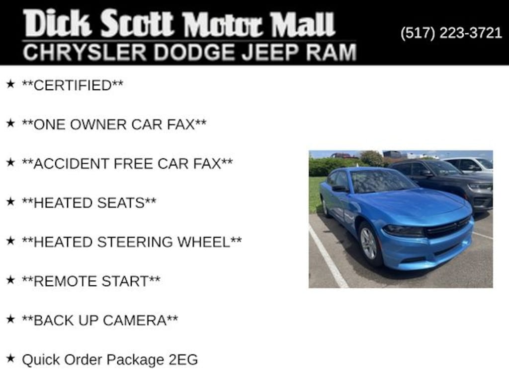 Certified 2023 Dodge Charger SXT Sedan