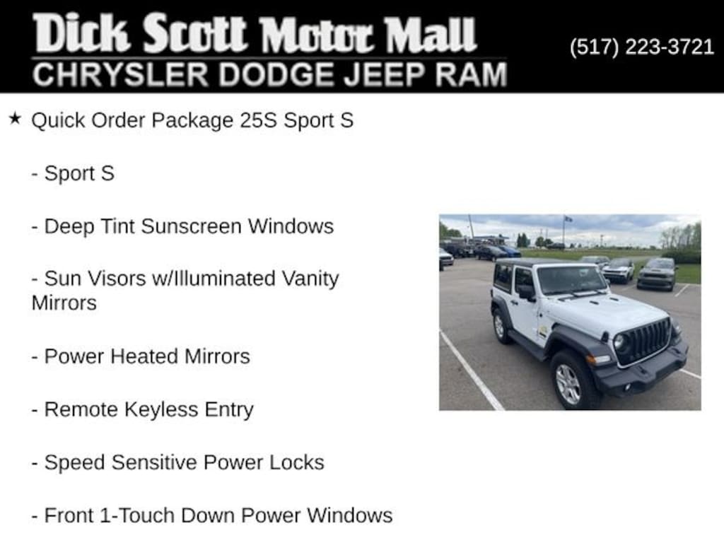 Used 2023 Jeep Wrangler Sport S SUV