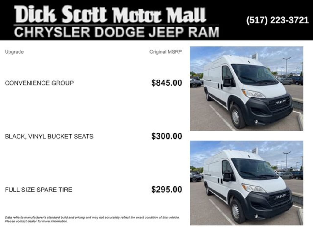 Used 2025 Ram Promaster 2500 High Roof Cargo Van