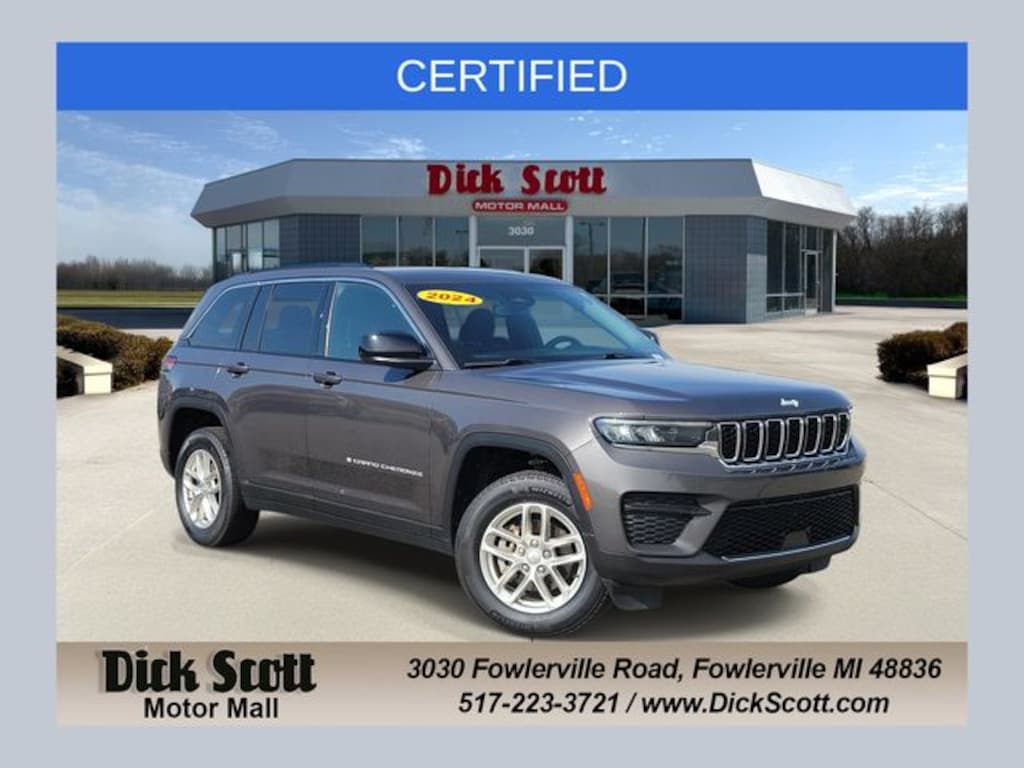 Certified 2024 Jeep Grand Cherokee Laredo X SUV