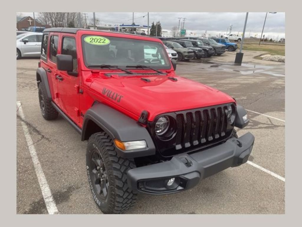 Used 2022 Jeep Wrangler Unlimited Willys SUV