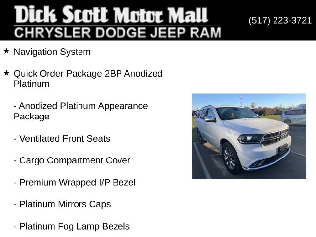 Used 2019 Dodge Durango Citadel SUV