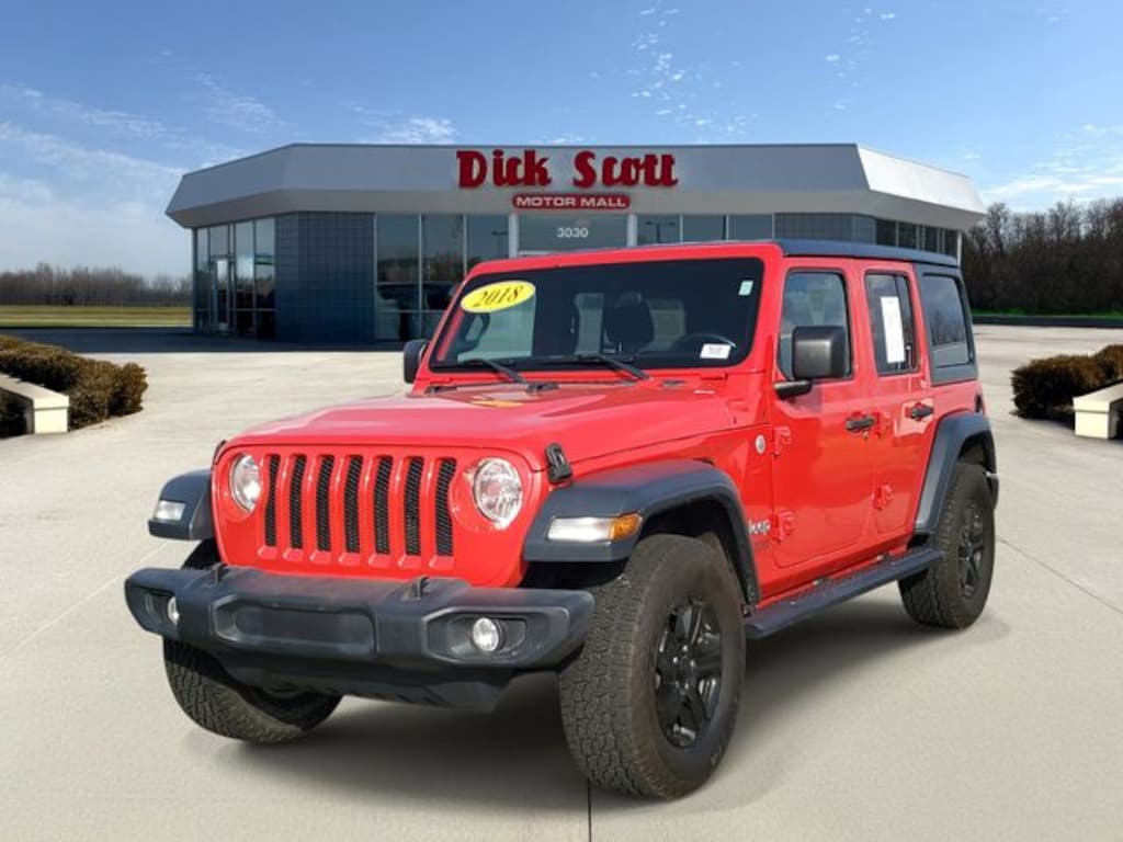 Used 2018 Jeep Wrangler Unlimited Sport S SUV