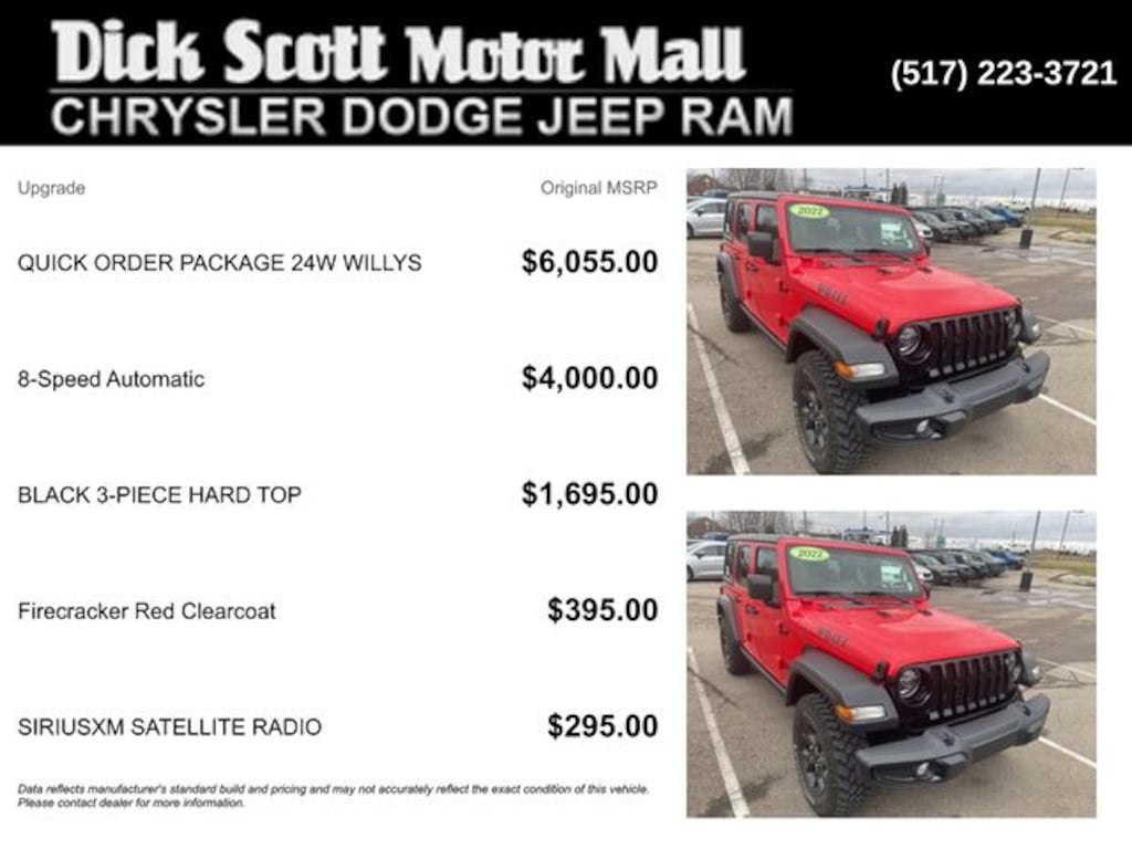 Used 2022 Jeep Wrangler Unlimited Willys SUV