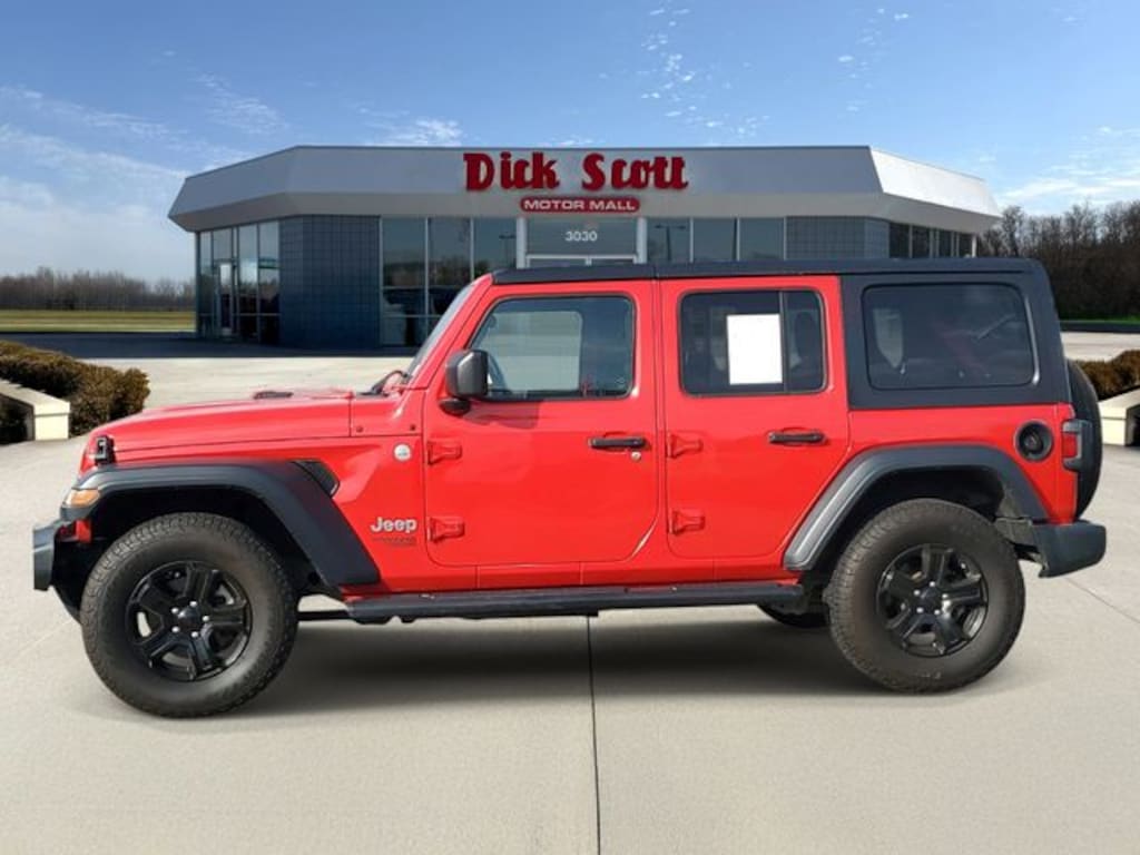 Used 2018 Jeep Wrangler Unlimited Sport S SUV