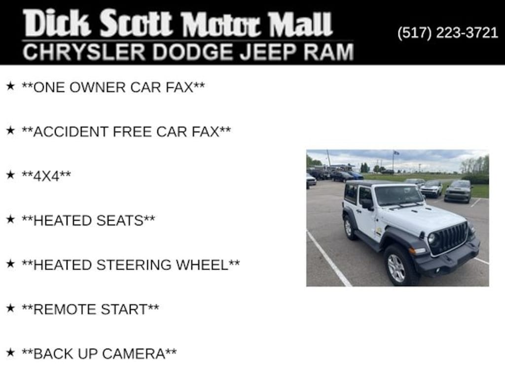 Used 2023 Jeep Wrangler Sport S SUV
