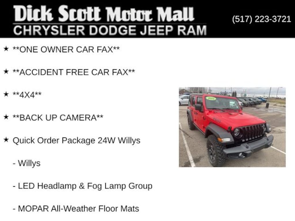 Used 2022 Jeep Wrangler Unlimited Willys SUV
