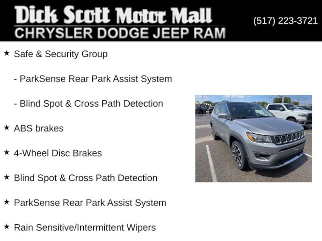 Used 2018 Jeep Compass Limited SUV