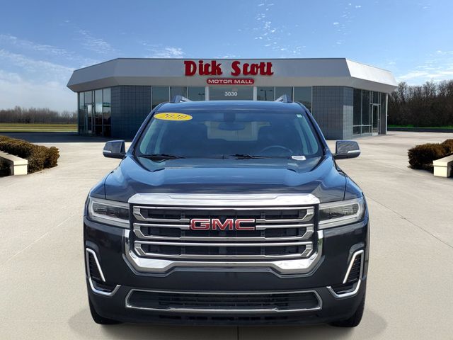 Used 2020 GMC Acadia SLE with VIN 1GKKNRLS4LZ116799 for sale in Fowlerville, MI