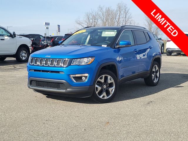 Certified 2019 Jeep Compass Limited with VIN 3C4NJDCB3KT813636 for sale in Fowlerville, MI