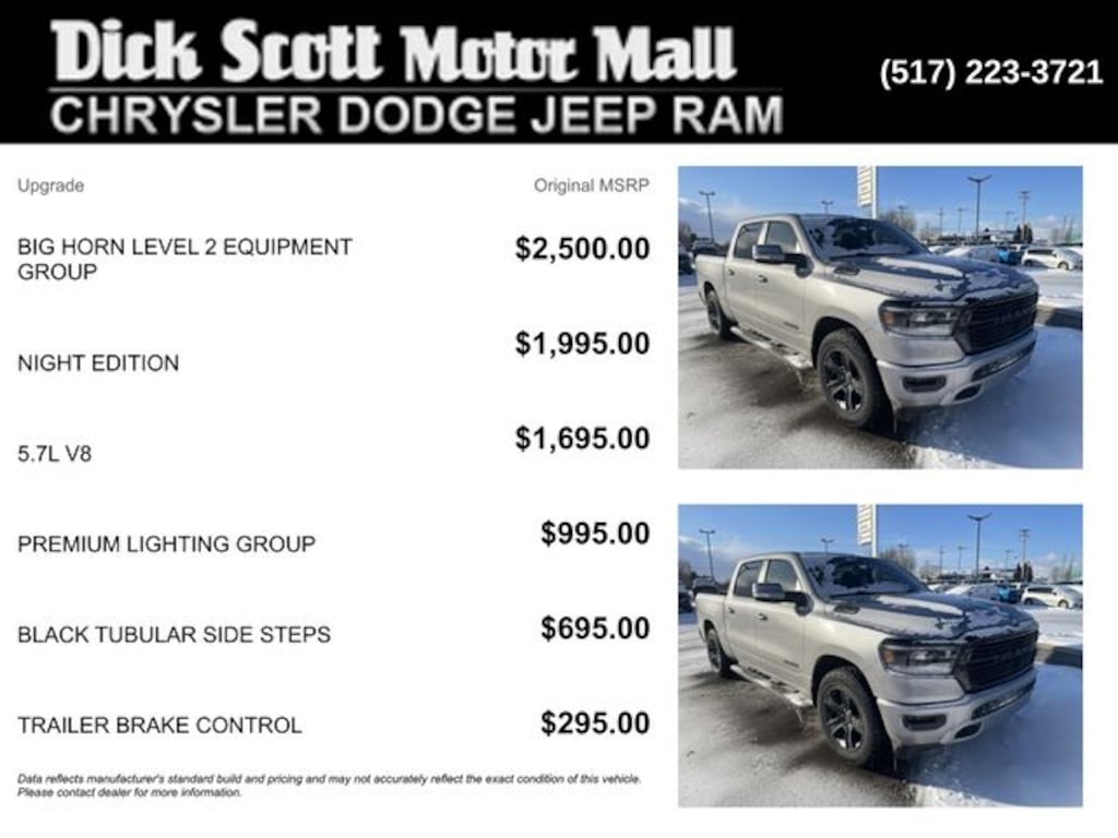 Used 2020 Ram 1500 Big Horn/Lone Star Truck