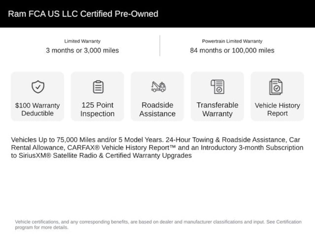 Certified 2025 Ram 1500 Warlock Truck