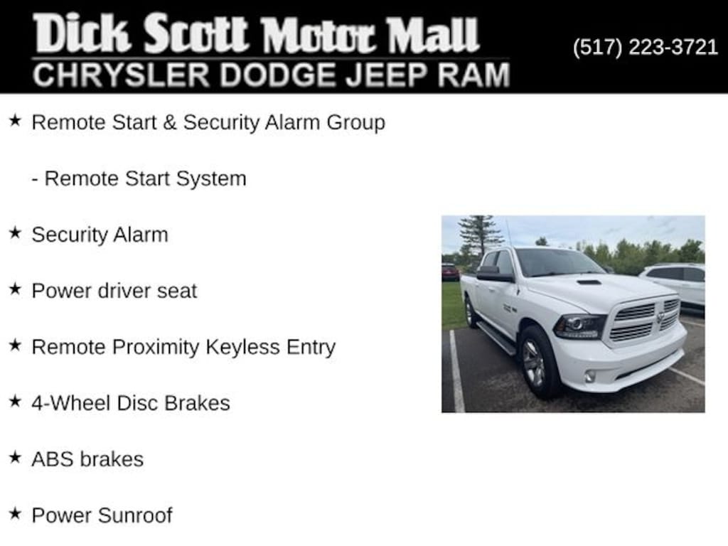 Used 2016 Ram 1500 Sport Truck