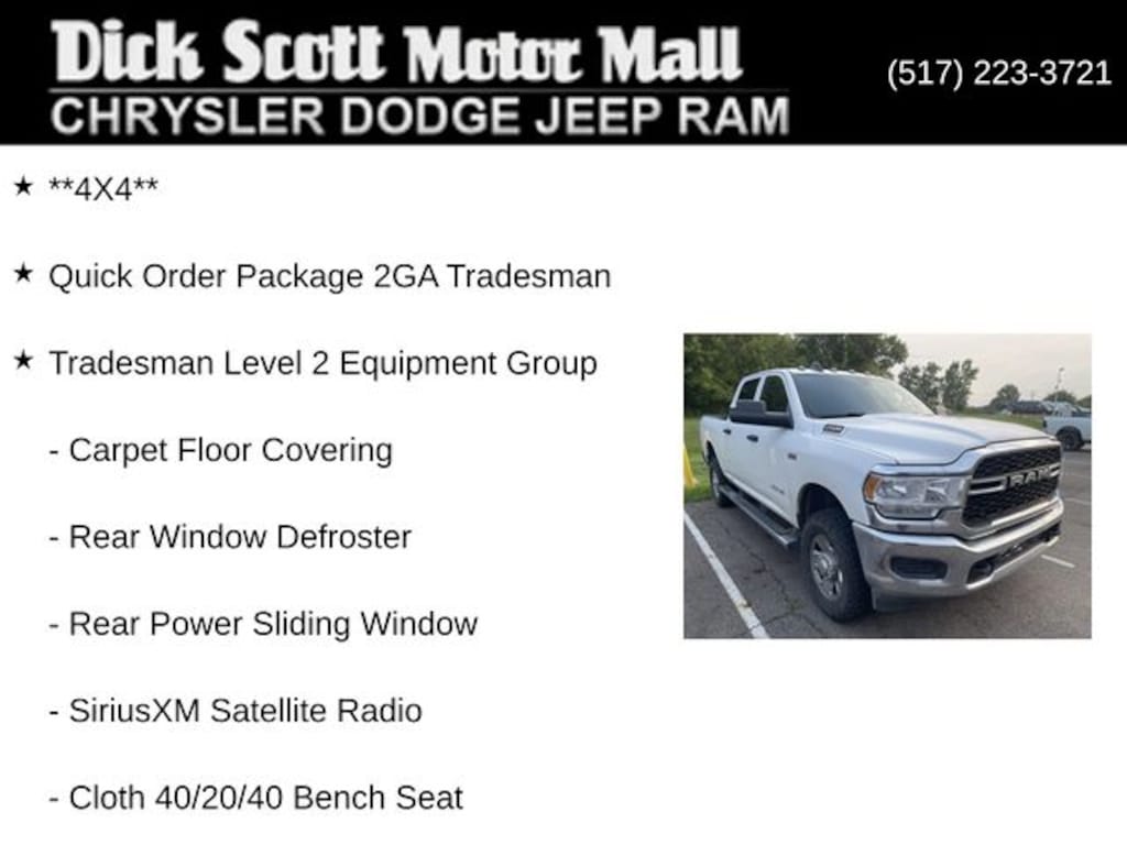 Used 2021 Ram 2500 Tradesman Truck