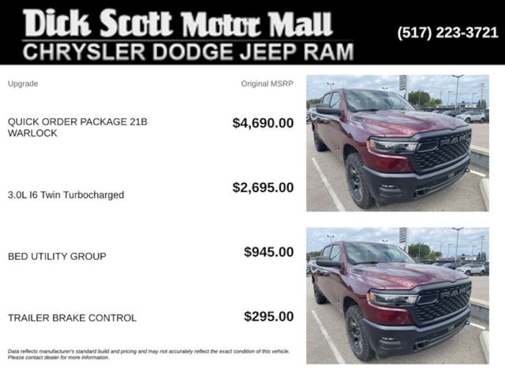 Certified 2025 Ram 1500 Warlock Truck