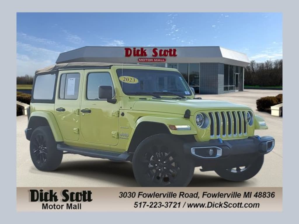 Used 2023 Jeep Wrangler Sahara 4xe SUV