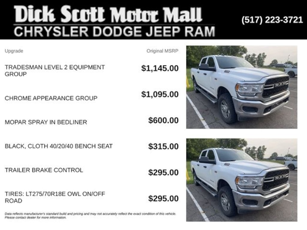 Used 2021 Ram 2500 Tradesman Truck