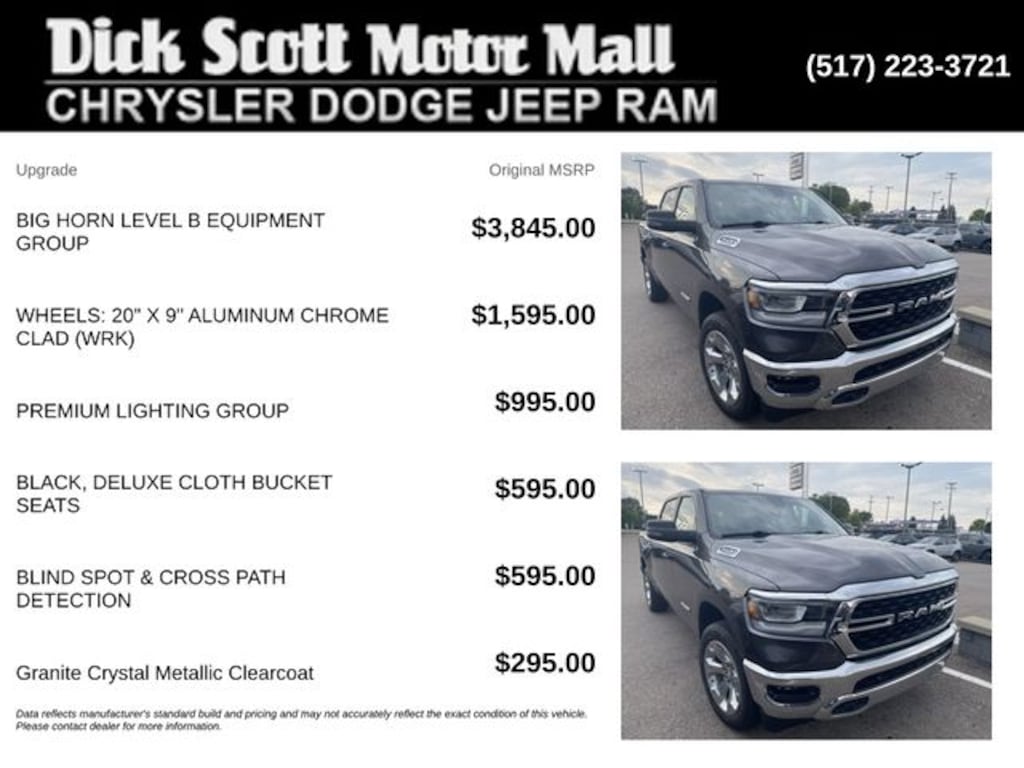 Certified 2023 Ram 1500 Big Horn/Lone Star Truck