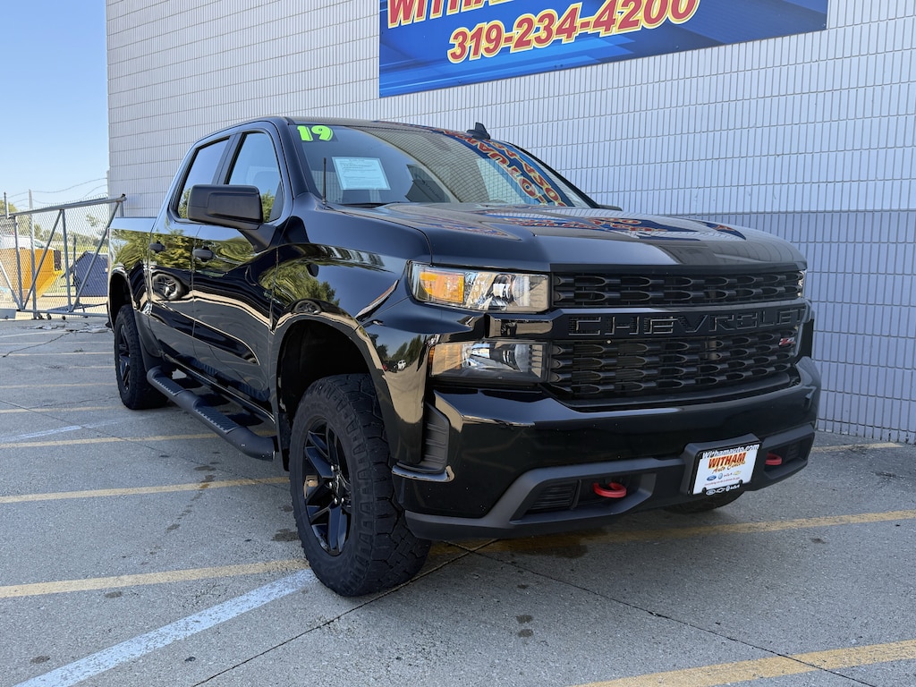 Used 2019 Chevrolet Silverado 1500 Silverado Custom Trail Boss Truck Crew Cab