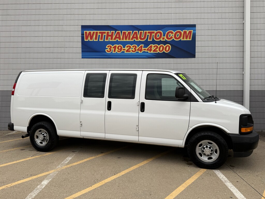 Used 2017 Chevrolet Express Cargo Van Van Extended Cargo Van