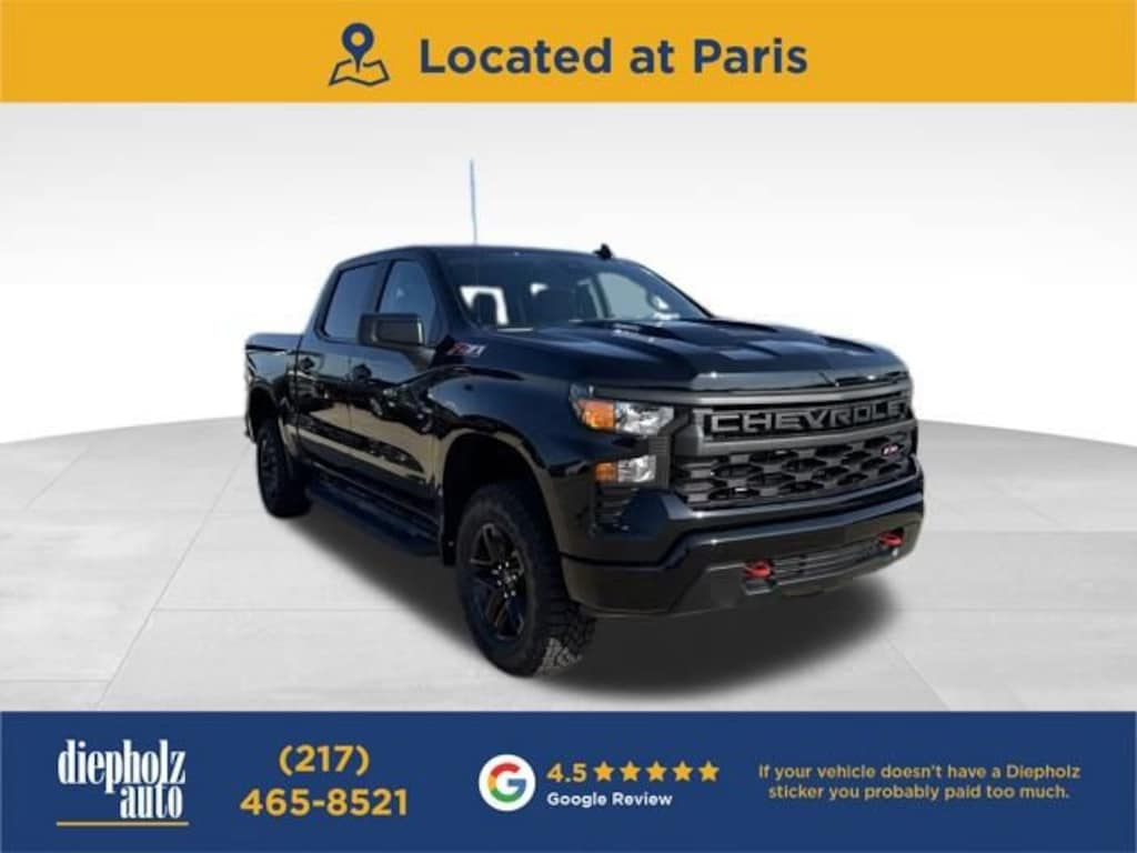 New 2026 Chevrolet Silverado 1500 Custom Trail Boss Truck