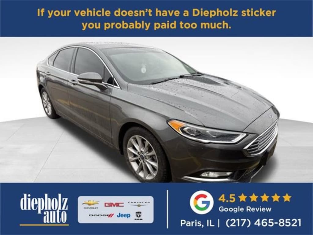 Used 2017 Ford Fusion SE Sedan