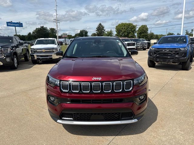 Used 2022 Jeep Compass Limited with VIN 3C4NJDCB4NT136570 for sale in Paris, IL