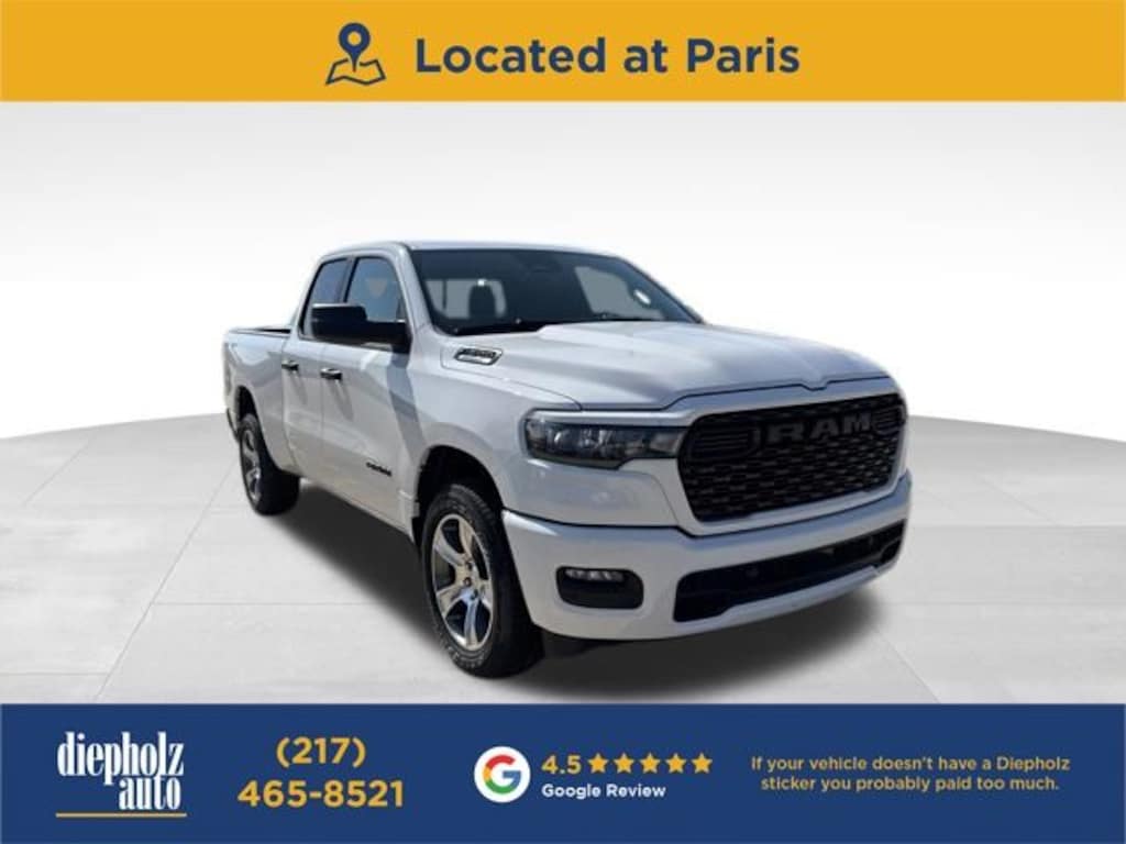 New 2026 Ram 1500 EXPRESS QUAD CAB 4X4 6'4 BOX Pickup