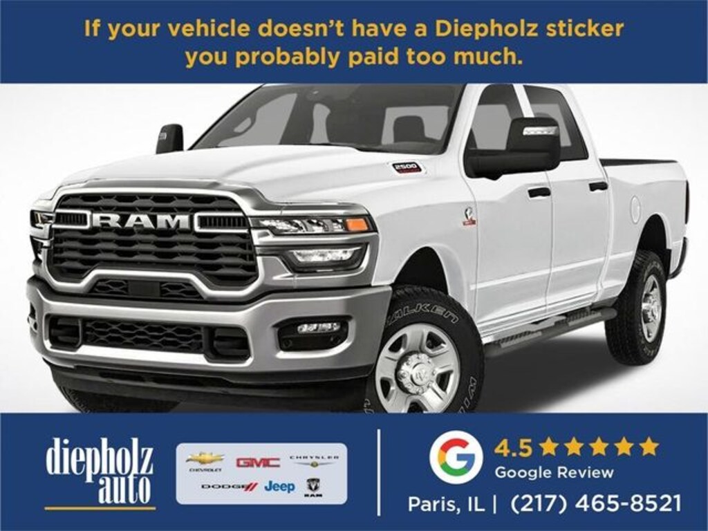 New 2025 Ram 2500 LARAMIE CREW CAB 4X4 6'4 BOX Pickup
