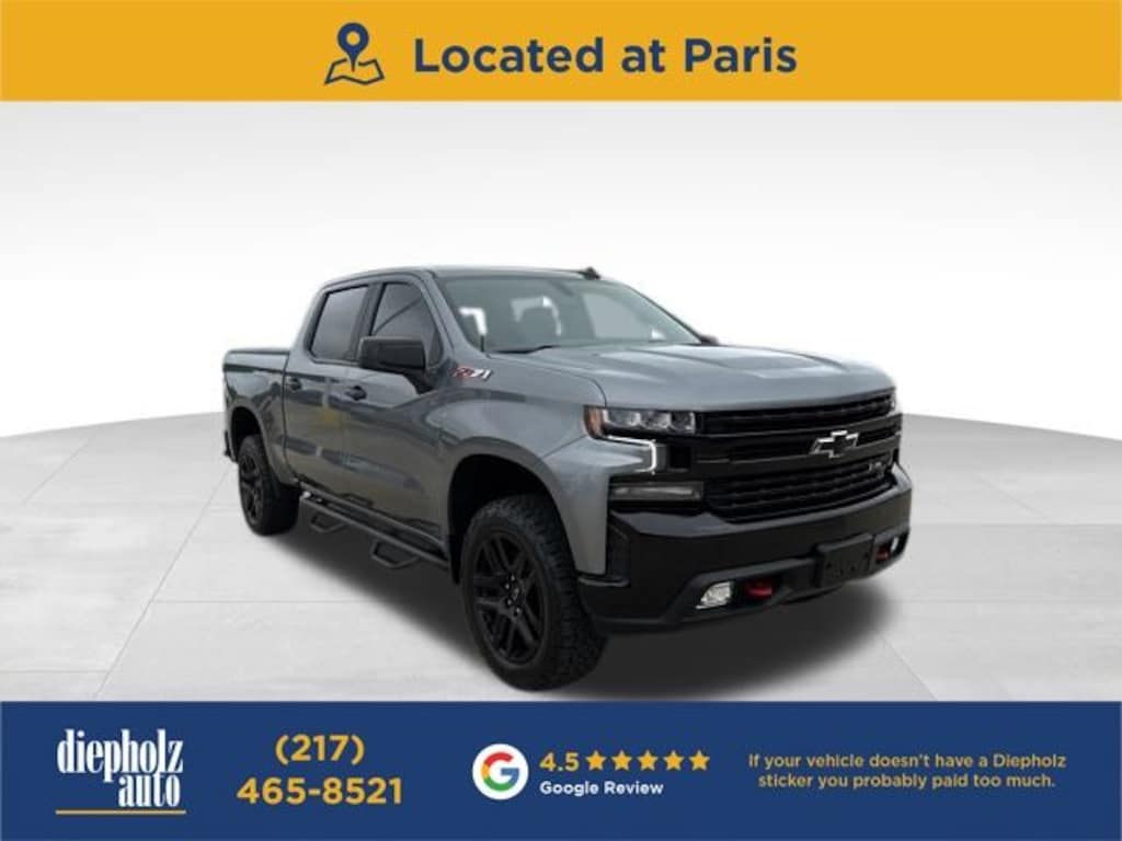 Certified 2021 Chevrolet Silverado 1500 LT Trail Boss Truck