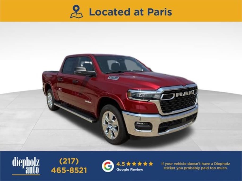 New 2026 Ram 1500 BIG HORN CREW CAB 4X4 5'7 BOX Pickup