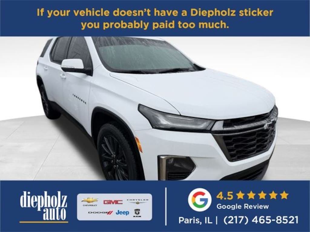 Certified 2023 Chevrolet Traverse RS SUV