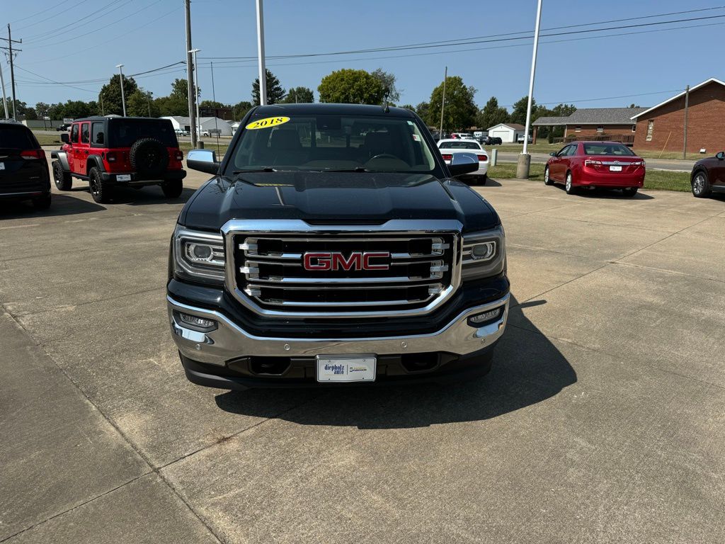 Used 2018 GMC Sierra 1500 SLT with VIN 3GTU2NEC5JG379442 for sale in Paris, IL