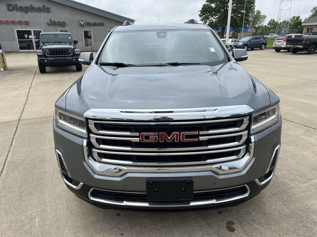 Used 2021 GMC Acadia SLT with VIN 1GKKNML42MZ235277 for sale in Paris, IL