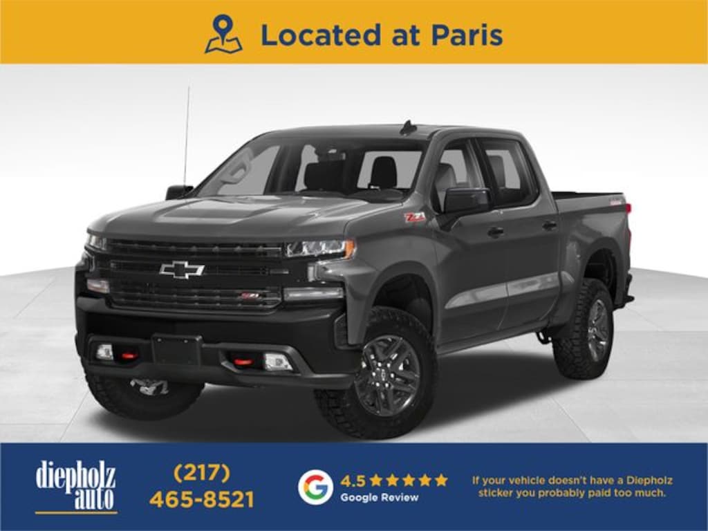 Used 2021 Chevrolet Silverado 1500 LT Trail Boss Truck